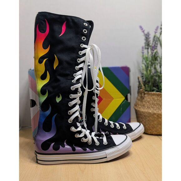 Converse Chuck Taylor All Star XX-HI Pride Unisex High Top Shoes Women's 7 NIB - Picture 3 of 14